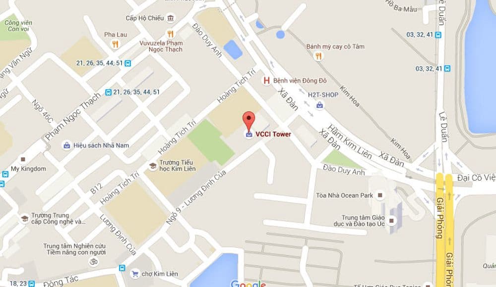 VCCI Tower - số 9 Đào Duy Anh