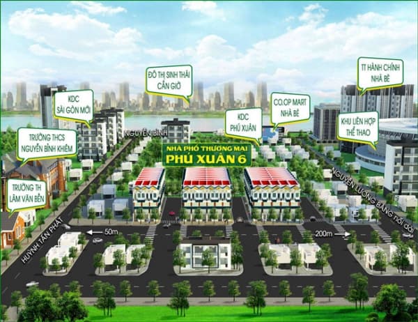 Nhà phố thương mại Phú Xuân 3