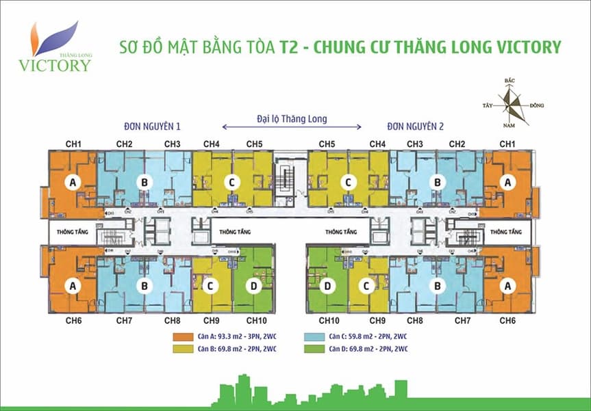 Thăng Long Victory_Tòa T1&T2