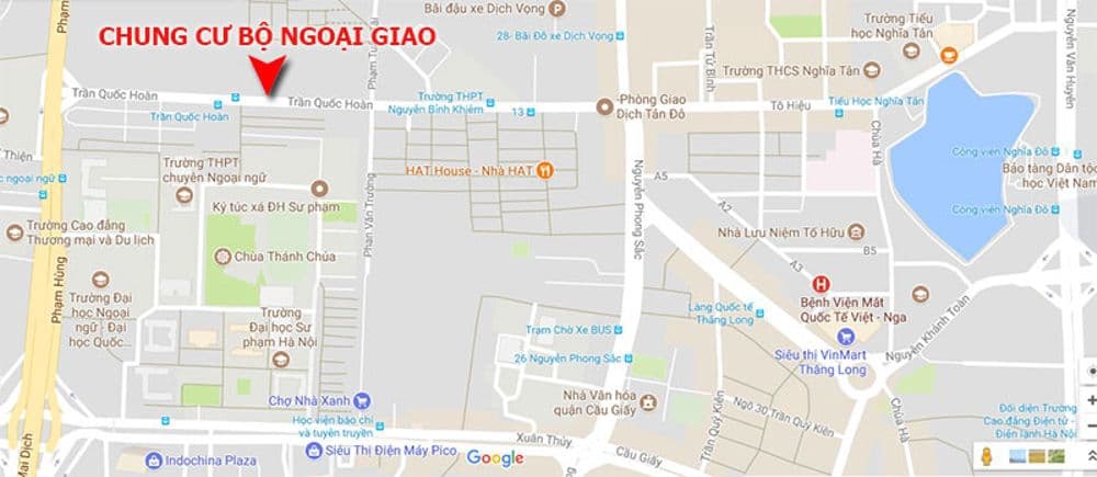Chung Cư Tasco 120 Trần Quốc Hoàn (Chung cư Bộ ngoại giao)