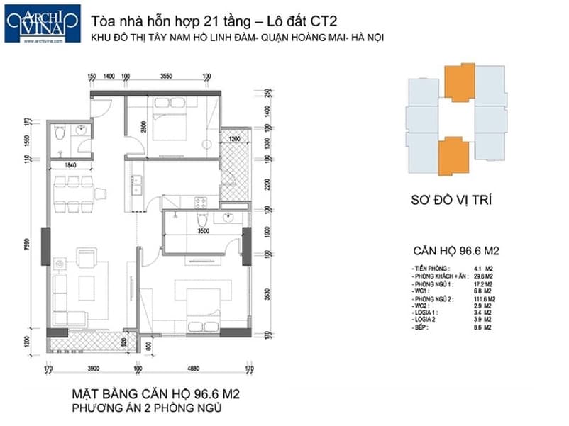 B1-B2 Tây Nam Linh Đàm