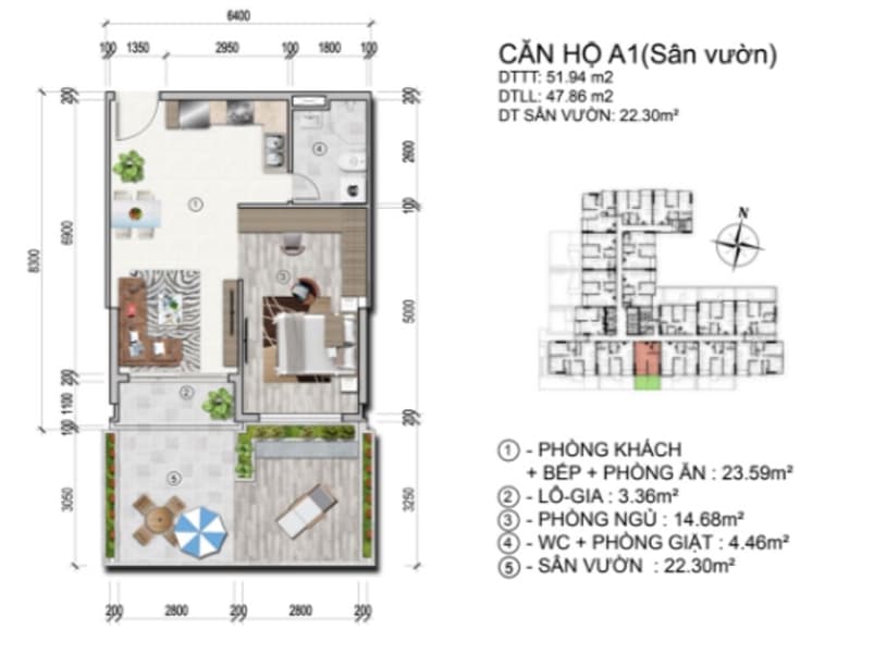 Căn hộ Ventosa quận 5