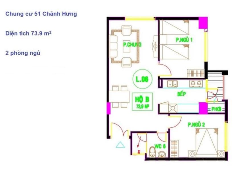 Căn hộ 51 Chánh Hưng