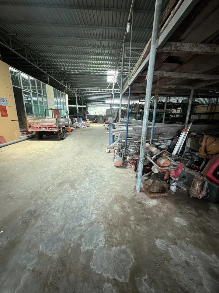 Cho thuê kho nhà xưởng 1500m2 có điện 3 pha tại Phú Khương, Vĩnh Long