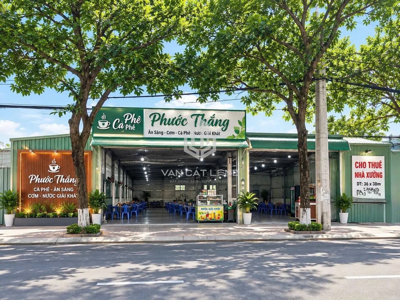 Cho thuê nhà xưởng 1.368m2 tại Tam Thắng, TP. Hồ Chí Minh