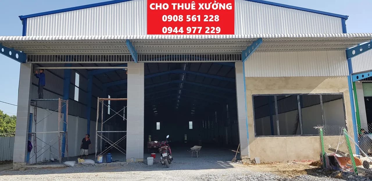 Cho thuê nhà xưởng 1000m2 tại Bình Nhâm, Bình Dương