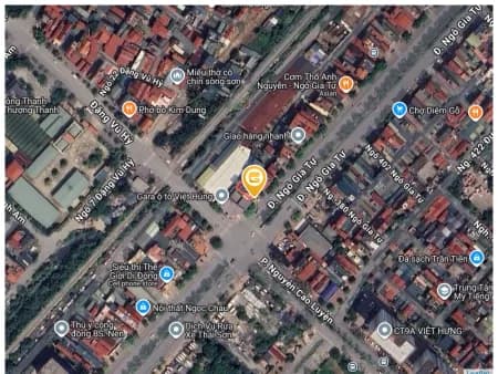 Bán nhà mặt đường 120m2 mặt tiền 8.6m tại Đức Giang, Hà Nội